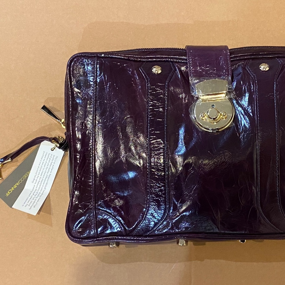 NWT Rebecca Minkoff Rendezvous Patent Clutch